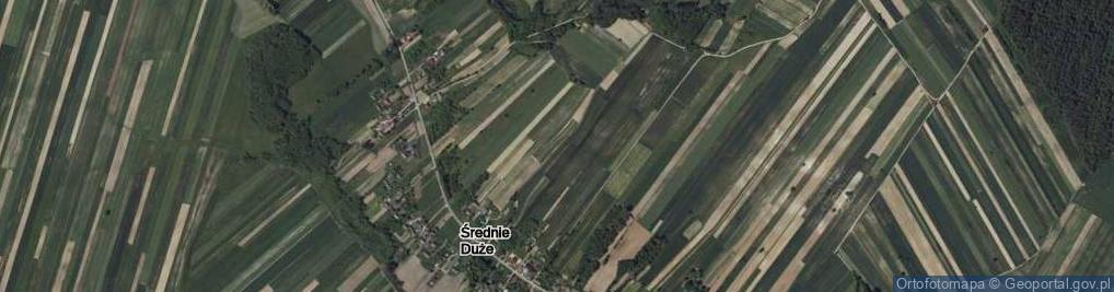 Zdjęcie satelitarne Średnie Duże ul.